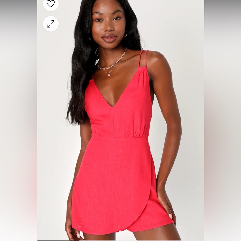 Lulus linen romper